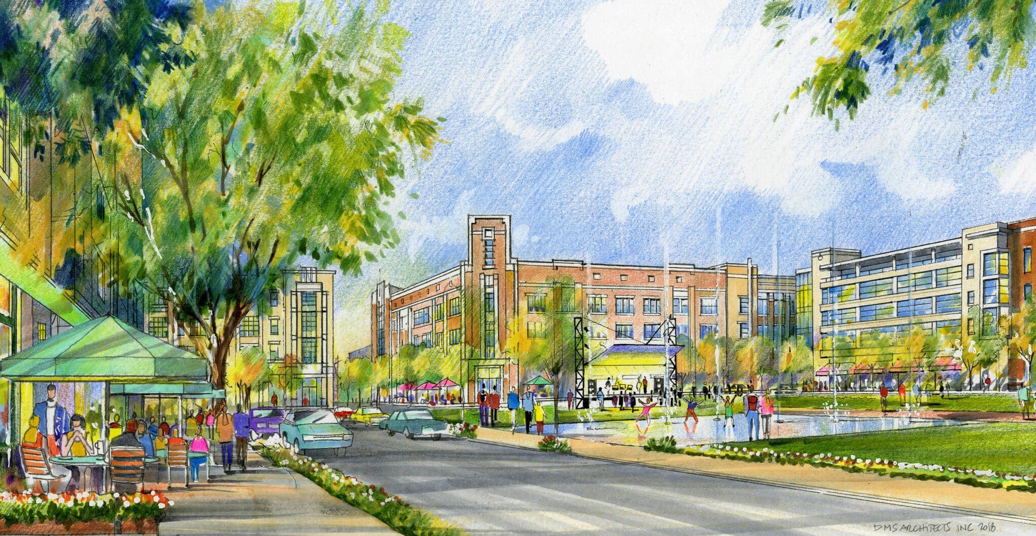 Northline Phase 1 - New urban development in Leander